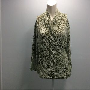 J. McLaughlin* Bouse top* Size: M* Color: Green